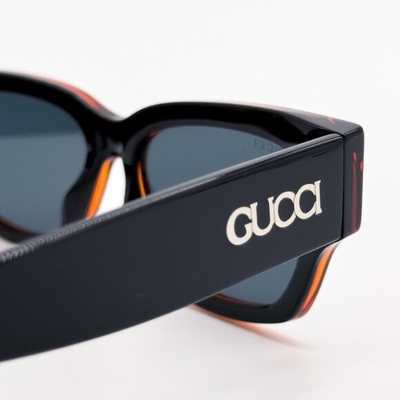 NEW GUCCI GG1794S 003 UNISEX BLACK GRAY SUNGLASSES GUCCI - Picture 3 of 10